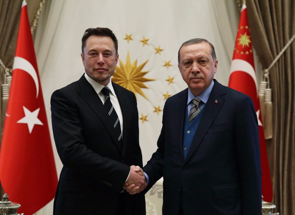 8 Kasım 2017 tarihinde Türkiye'ye gelen Elon Musk, Cumhurbaşkanı Recep Tayyip Erdoğan ile görüştü.